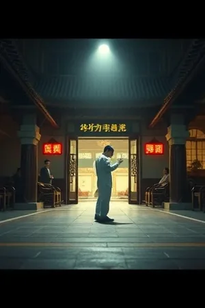 法庭走廊长椅上依次排开的八份封存卷宗